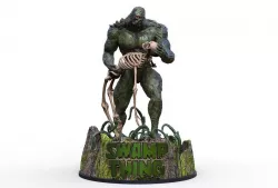 Swamp Thing Statue with light up base  3D print model