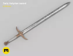 Tarly Valyrian sword 3D print model