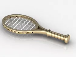 TENNIS RACKET PENDANT 3D print model