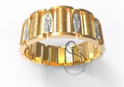  the Saints bracelet 3D print model