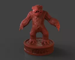 Tibbers Fan Art 3D print model