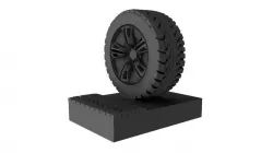 TIRE-WHEEL-TREAD 3D print model