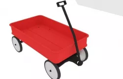 Toy Wagon 3D model