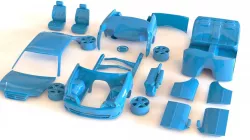 Toyota Chaser JZX100 blueprint kit 3D print model
