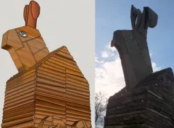 Trojan Rabbit Dice Tower 3D print model