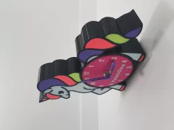 unicorn clock 3D print model