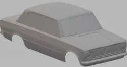 VAZ 2101 - Seat 124 Printable Body Car 3D print model