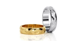 Wave Ring Band R 0126 3D print model