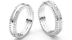 Wedding ring set  3D print model