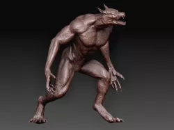 Werewolf 3D model