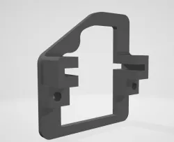 Wing servo holder for HITEC HS-5065 MG or similar 3D print model