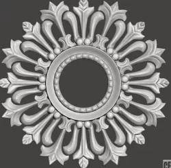 Woodcarving frame for mirrors or pictures - 3d model for CNC 3D print model