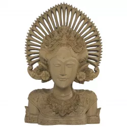 Wooden Bali statue Low-poly  3D model