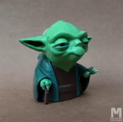 Yoda Toon 3D print model