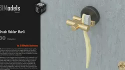 0130 Brush Holder Marli 3D model