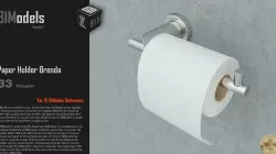 0133 Paper Holder Brenda 3D model