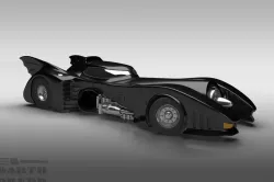1989 Batmobile Tim Burton style ver 3D model