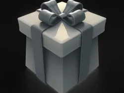 3D Birthday Gift Box 3D model