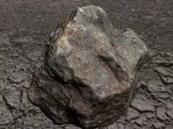 3D scanned rock 3D model