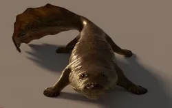 Acanthostega Rigged Low-poly  3D model