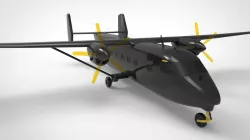Air Plane Low-poly  3D model