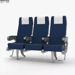 Airplane Seats 3D model
