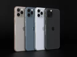 Apple iPhone 11 Pro All Official Colors 3D model