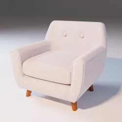 Armchair Edd 3D model