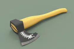 Axe viking 3D model