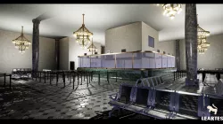 Bank Building Interior Gameready Environment Low-poly  3D model