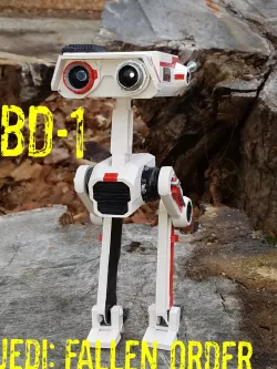 BD-1 Star Wars Droid Retrograde Fan Art Model 3D model