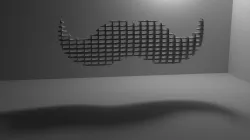 beard parametric 3D model