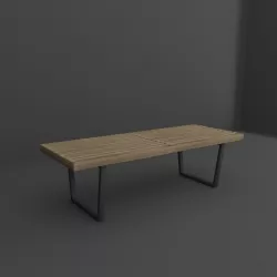 Bench 3D model