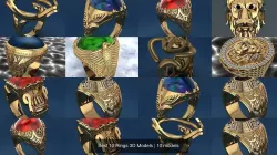 Best 10 Rings 3D Models 3D Model Collection