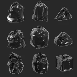 Bin bag 3D model