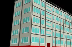 Brezhnevka house of SPB 3D model