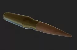 Bullet 7-62 Low-poly  3D model