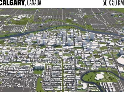 Calgary Canada 3D model