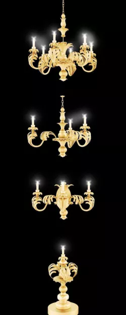 candle lighting collection  3D model