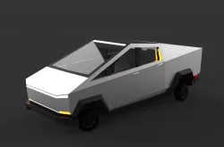 Cartoon Cybertruck   3D model