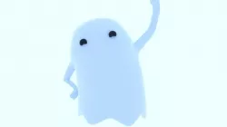 Cartoon ghost Low-poly  3D model