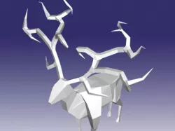 Cerf Origami