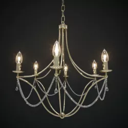 Chandelier lighting Low-poly  3D model