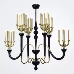 Chandelier lighting Low-poly  3D model