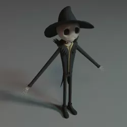 Character  Low-poly  3D model