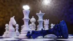 chess set 3D model