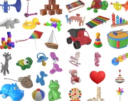Children toys L01 pack 36 models 3D Model Collection