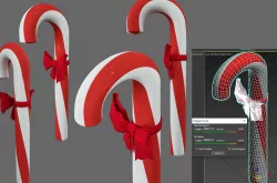christmas candy 3D model