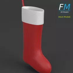 Christmas stocking 3D model