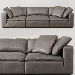 CLOUD MODULAR LEATHER SOFA 3D model